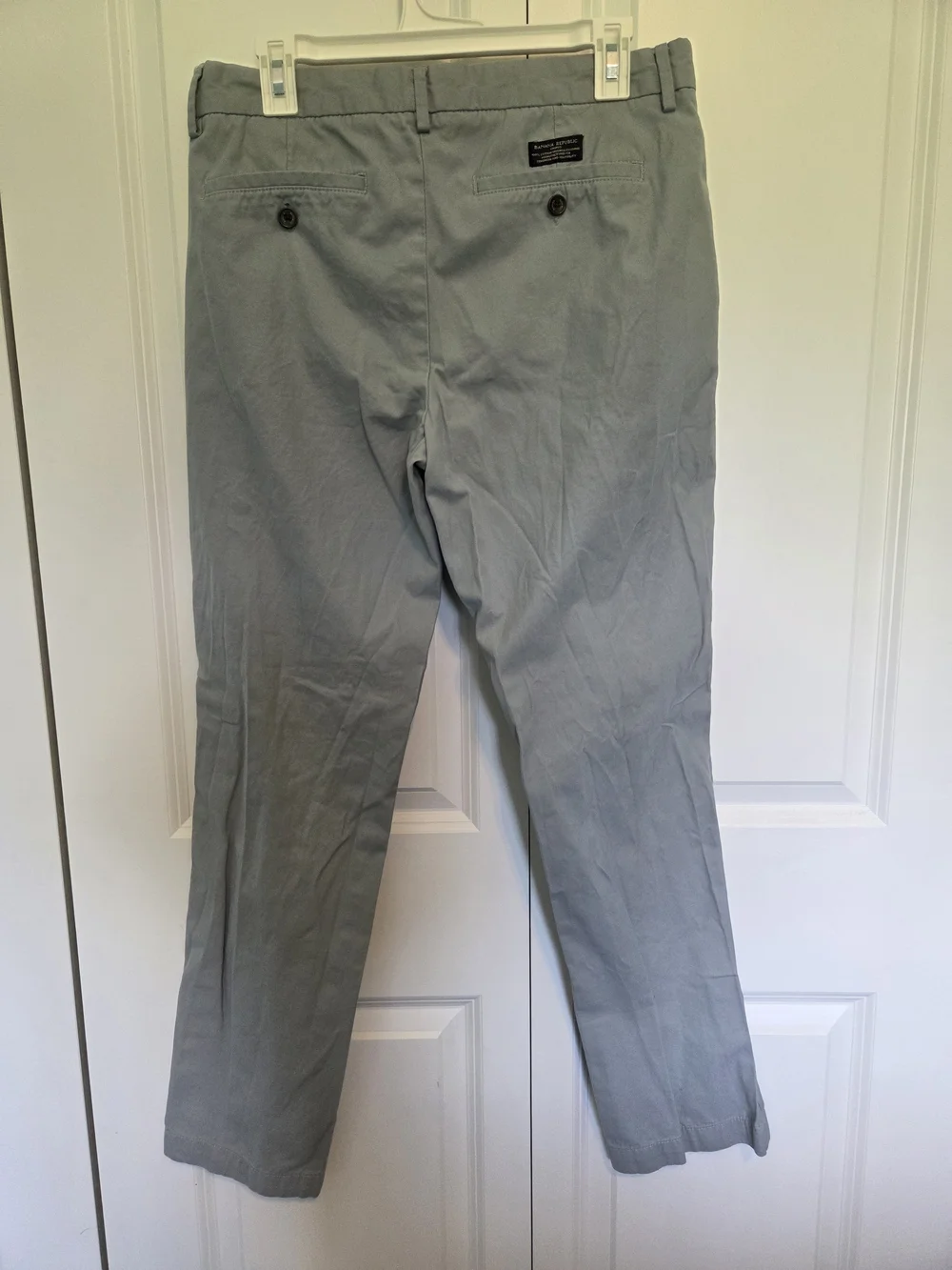 Banana Republic Light Gray Men's Chinos